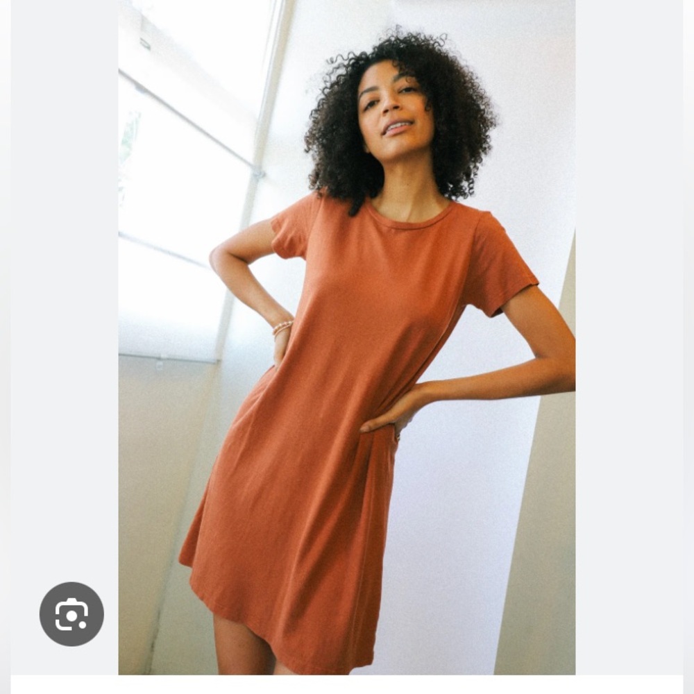 Jungmaven Terracotta Mazama dress